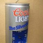 Coors Light Beer Can Large Plastic Battery Operated Wall Clock Bar Mancave