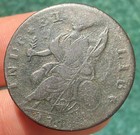 1787 Connecticut Miller 20-a 2 Rarity 5 Colonial Copper Half Penny Coin 