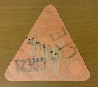 1983 David Bowie Serious Moonlight Tour Cleveland Satin Concert Backstage Pass