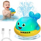 Baby Bath Toys  Light Up Whale Bath Toys For Kids Ages 1-3  Pool Water Toys F   