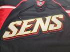 Reebok Premier Ottawa Senators Sens Nhl Hockey Jersey Adult Med Black Sewn Blank