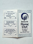 1964 Santa Fe Railroad El Capitan The Chief Menu Folder Nice 