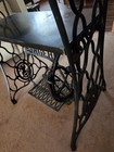 Singer Treadle Sewing Machine Antique Cast Iron Table Base Legs  1900s