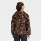 Girls  High Pile Fleece Full Zip  jacket - All In Motion Brown M
