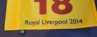 2014 Open Championship Golf Flag Liverpool Rory Mcilroy  Grand Slam Masters 