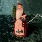 Vintage Old-fashion Santa Claus Lighted Figurine  Christmas Night Lamp - 8  Tall