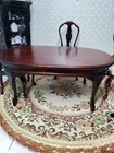 Dollhouse Miniature Vintage Dining Table 4 Chairs 1 12 Scale