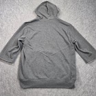 Georgia Bulldogs Hoodie Mens Medium Gray Ncaa Football Nike Short Sleeve