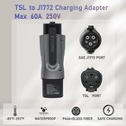 Tesla To J1772 Charging Adapter Max 60a   250v Compatible With Level 2