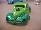 1 24 Scale Vintage 41 Willys Coup Slot Car Body Painted And Trimmed