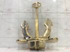 Vintage Antique Brass Nautical Wall Decor Boat Anchor - Maritime Home Accent