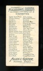1888 N2 Allen   Ginter American Indian Chiefs Spotted Tail Vg ex  bb-1017 