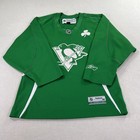 Pittsburgh Penguins Jersey Mens S Green Nhl Hockey Reebok St Patricks Day