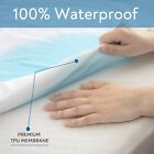 Crib Mattress Protector Waterproof Crib Sheets Fitted Mattress Pad Cover 2 Pack