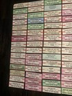 Large Lot Of 150 Original Jukebox 45 Record Title Strips  dd15