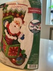 Bucilla Felt Stocking Kit Santa Surprise Christmas Novelty 89475e