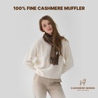 100  Fine Cashmere Dark Brown Scarf   Soft Warm Men Women Winter Muffler