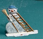 Spiele Winter  Flat Lead Figures Heinrichsen Germany  16 German Enamel Mini