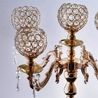 Gold Metal 25  Tall Candelabra Candle Holder Party Wedding Decorations Home Gift