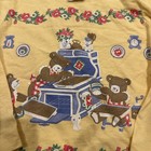 Vintage Yellow Spumoni Bear Shirt S  4  Long Sleeve 