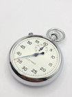 Vintage Cletimer Mechanical Wind Stopwatch Runs Resets No Glass