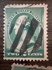 12x 1887 U s  2   Washington Scott  213 Fancy Cancel Stamps   Lot  z093