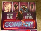 Company Poster Window Card Broadway Revival Patti Lupone Katrina Lenk