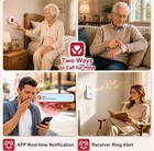 Wireless Caregiver Pager System With Call Button For Elderly At Home - Emergency