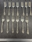 Rose Point By Wallace Sterling Silver Flatware Set 80 Pieces