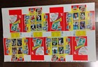 1991 O-pee-chee Baseball Wax Box Panels   Complete  Uncut Sheet   Mint  Rare