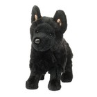Harko Black German Shepherd Plush Toy 20cm Soft Cuddle Animal For Dog Lovers