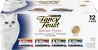 6 Pack Fancy Feast Senior Senior Cat Wet Food - Variety Pack  12 Ct  36 Oz