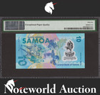 Samoa 10 Tala 2019 P 45 Commemorative Polymer Fancy No  0888808 Unc Pmg 66 Epq