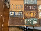 Lot   2 Of 10 South Carolina Sc 1950   s   1960   s   1938 License Plates Rustic
