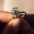 3  Ct Oval Cut Moissanite Prong Solitaire Engagement Ring Solid 10k Yellow Gold