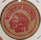 Vintage The Doghouse Melvina  Wi Wooden Nickel - Token Wisconsin Wisc 