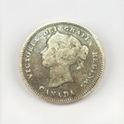 1883h Obverse 4 5 Cents Canada F12 Flat Head Rare