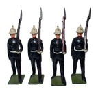 Vintage Britains Toy Soldiers Set 1284 Royal Marines With Officers Antique Lead