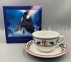 Pottery Barn The Polar Express    Stoneware Teacup   Saucer 2 Pcs  a333