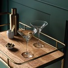 4pk Entertaining Martini Cocktail Glass Set   Dishwasher-safe  8oz Capacity
