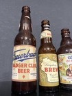 Lot Of 5 Antique Wisconsin Beer Bottles Some Irtp Labeled Burmeister Weber Etc