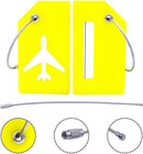 5pack Silicone Luggage Tag With Name Id Card Perfect To Quickly Spot Luggage Sui