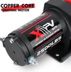 2500lbs Electric Winch 12v Synthetic Rope Nylon Towing Winches