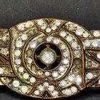 Extremely Rare German Antique Ges Gesch 274 Sterling Silver Brooch Pin   read  