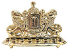 Vintage Judaica Lions Of Judah 10 Comm  Hanukkah Menorah Judaism Jewish Hebrew