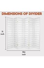 New-room Divider Privacy Screen Panel Asian Shoji Design White  pick Up Only 