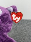 Ty Classic Roller The Purple Cat Plush 10  Stuffed Animal Rare
