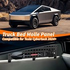 2pcs For Tesla Cybertruck Side Trunk Molle Panels Cargo Storage Aluminum New