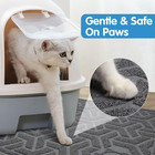 Cat Litter Mat  Litter Trapping Mat Soft On Kitty Paws  Large Litter Box Mat 35 