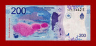 Argentina 200 Pesos 2016 Whale Unc Note - Sign  Sturzenegger   Monzo  pick-364a 